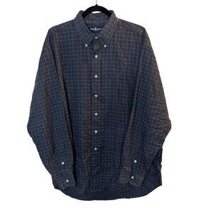 Ralph Lauren Blue Plaid Button Down Long Sleeve